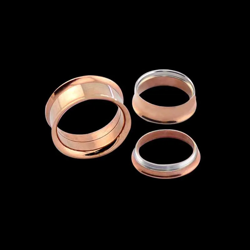 1 пара заглушки для ушей из титановой стали|plugs and tunnels|stainless steel ear plugsear plugs |