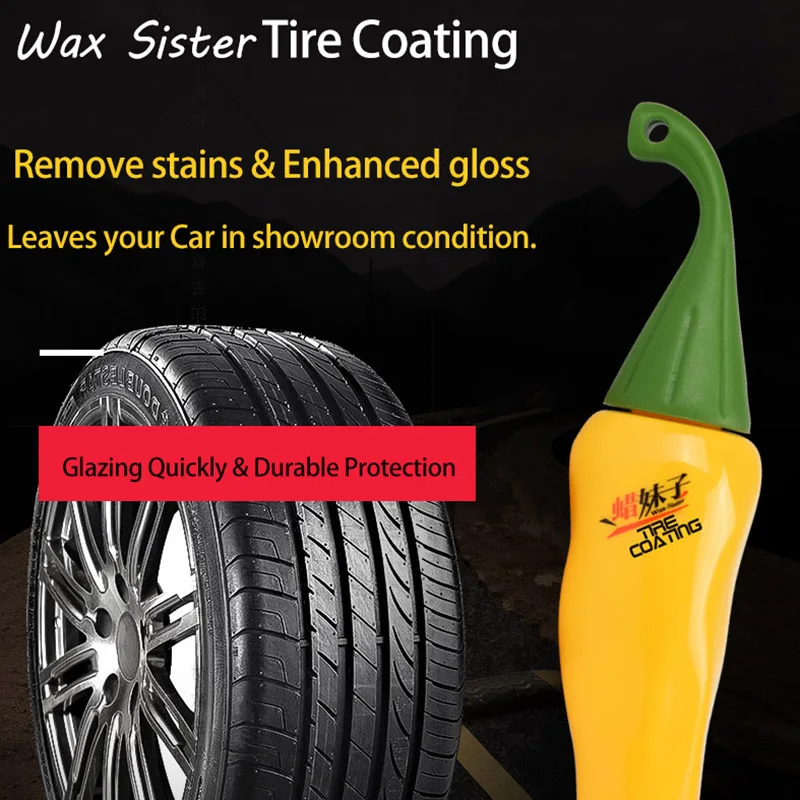 

High efficiency nano spray tire coating for car detailing