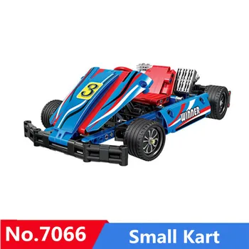 

371pcs Building Blocks 7066 Compatible with L Brand Toy Technic Small Kart Racing Car Figures Educational Toys For Kid Gifts