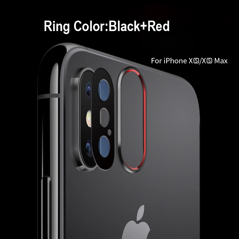 Защитная пленка для объектива задней камеры iPhone XS Max 6D из закаленного стекла +