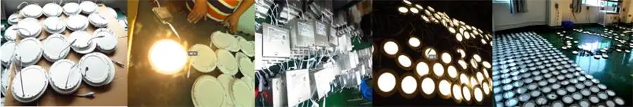 Square are LED Panel Light 6W 12W 18W Round Downlight AC85-265V LED Surface Ceiling Lamp For Kitchen Lighting