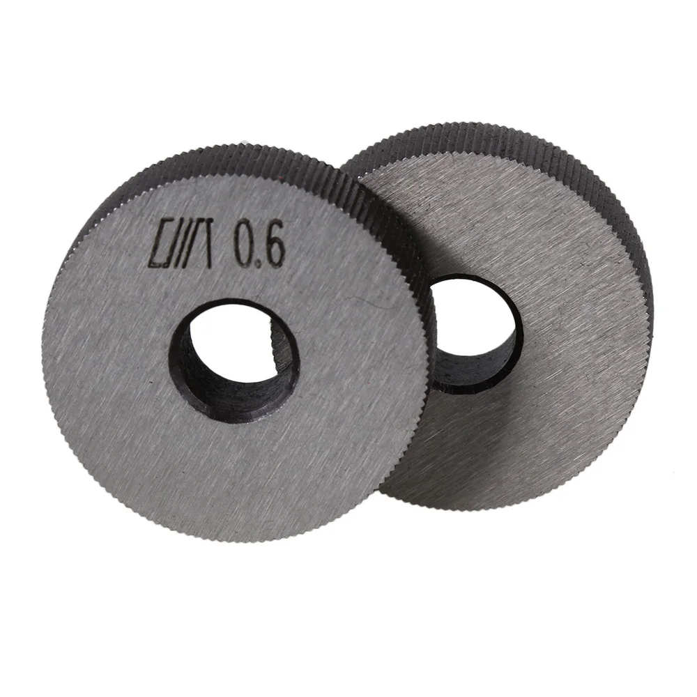 2PCS Single Straight Knurling Tool 8 X 28mm Linear Knurl Tool Wheel 0