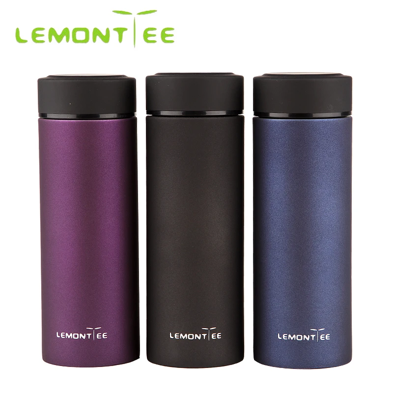 

450ML Thermos Cup 304 18/8 Stainless Steel Insulated Mug With Tea Infuser Thermo Mug Garrafa Termica Coffee Thermo Mugs