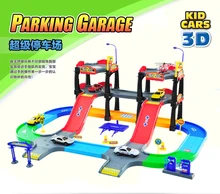 In Stock Miniature Parking Toy Tomica Parking Lots Track Railroad kid Toy For Boys Novelty Birthday