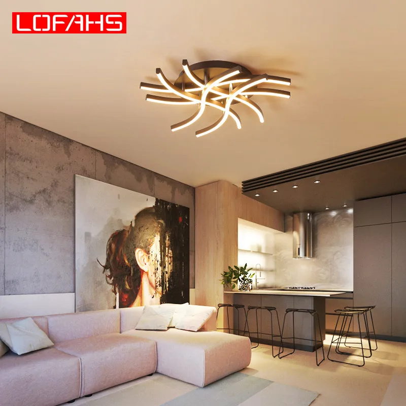 

LOFAHS New led ceiling Chandelier For Living Room Bedroom Home mall Smart house Modern Led Ceiling Chandelier Lighting luster