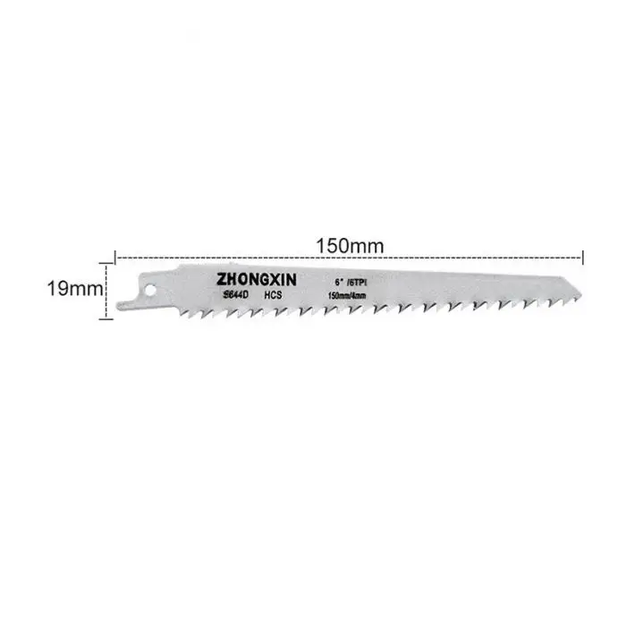 Горячее предложение 20 шт. HCS углеродное ножовочное полотно лезвия 150x19x0,9 мм для из дерева, ПВХ LSK99