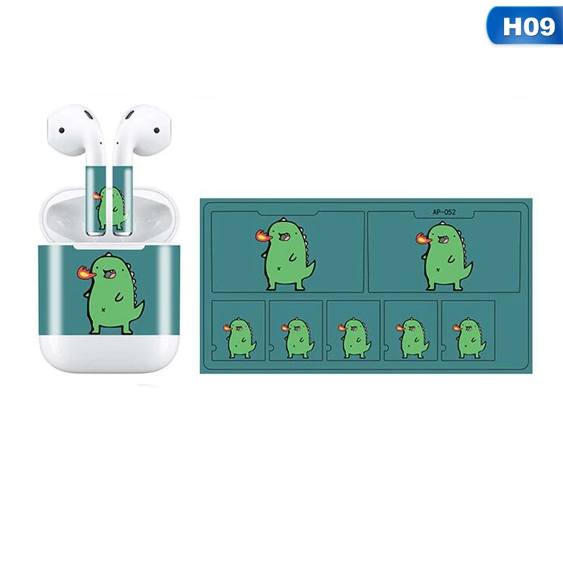 

Applicable For AirPods Cute Stickers Apple Wireless Bluetooth Headset Protection Color Film Personality Scratch-resistant