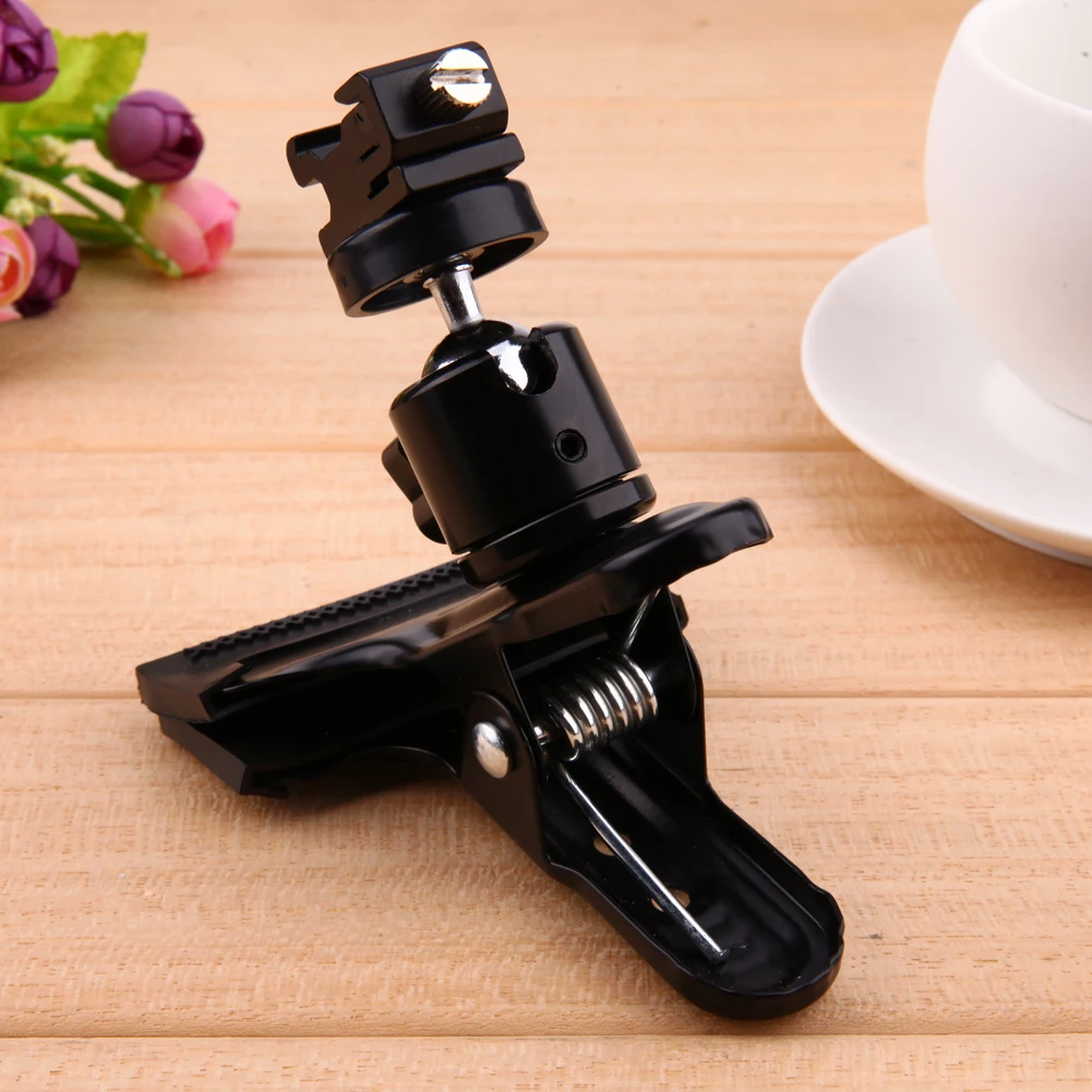 VODOOL Профессиональный металлическая фотостудийная зажим для фотофона с шаровой головкой адаптер для «горячего башмака» с осветительной ст... VODOOL Профессиональный металлическая фотостудийная зажим для фотофона с шаровой головкой адаптер для «горячего башмака» с осветительной ст...