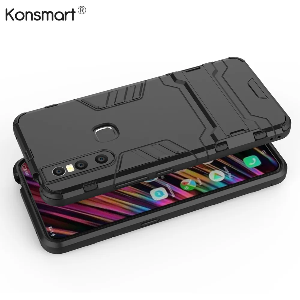 For Vivo V15 Pro V15 Case For Vivo V15pro Case 3D Combo Armor Shockproof Phone Back Cover Silicone Case For Vivo V15 Pro Konsmrt