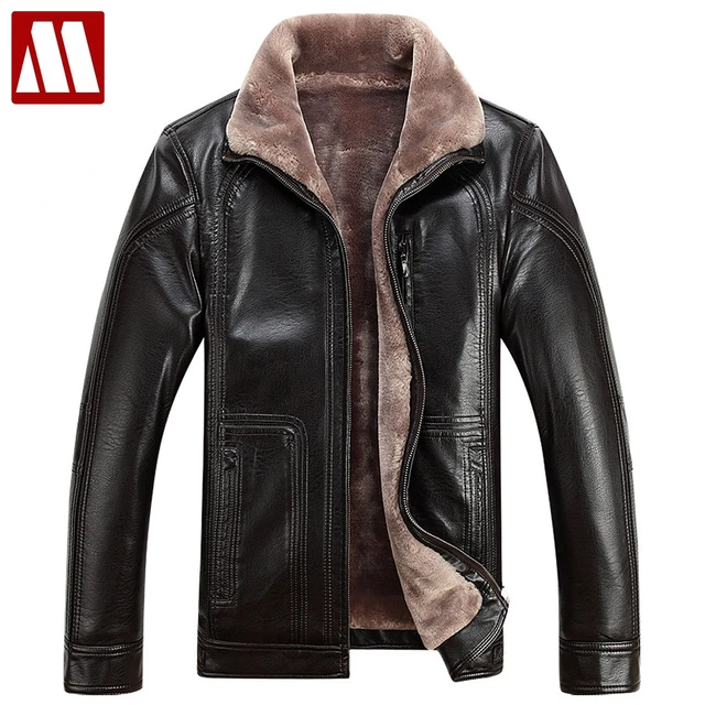 Aliexpress.com : Buy Plus Size 4XL Fur Lined Leather