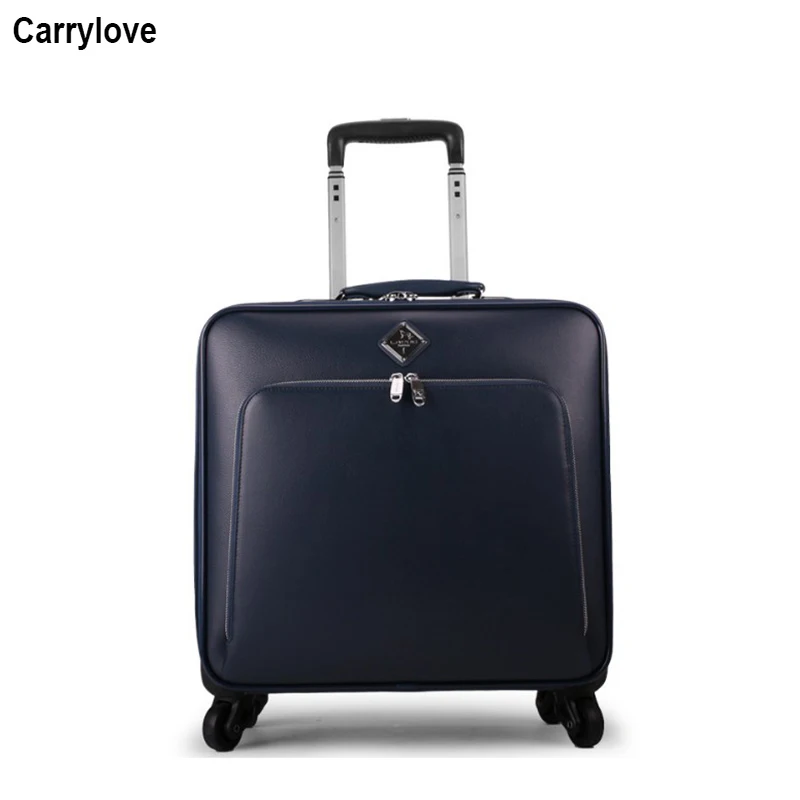 CARRYLOVE мужской кожаный чемодан 1" 20" 2" дюймов Спиннер каюта багаж на колесиках