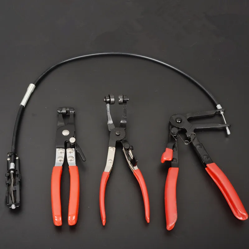 

1 Pc 3 Types Tube Bundle Bent Nose Hose Clamp Pipe Plier Fuel Oil Water Pump Clamping Auto Car Repair Tool Clip Removal Pliers