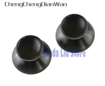 

ChengChengDianWan Aluminum Metal Joystick Cap thumb stick for ps3 playstation Controller Thumbstick cap mushroom 50pcs=25pairs