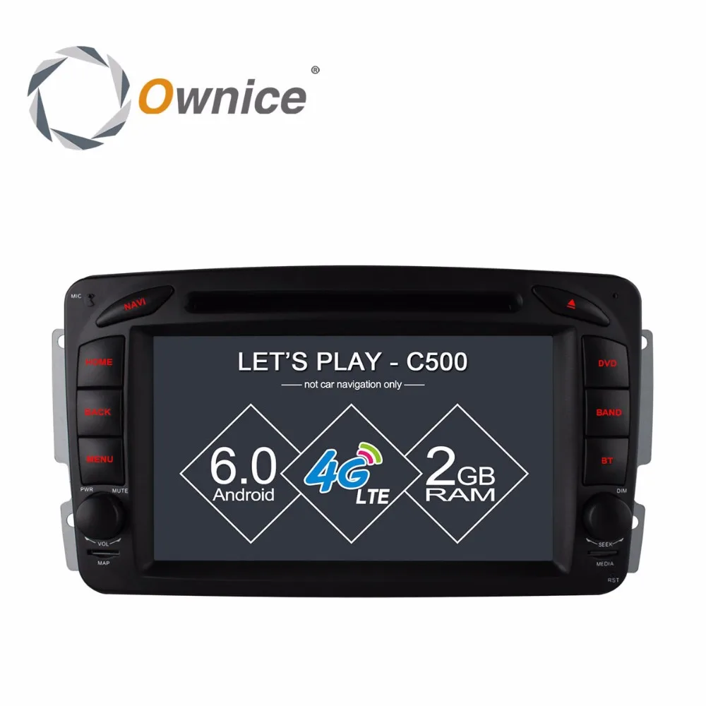 Автомобильный dvd-плеер с GPS радио 4G Восьмиядерный Android 6 0 для Mercedes-Benz W209 W203 W168 M ML W163