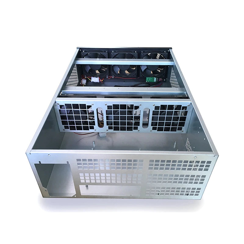 mining rig case USB miner cabinet rack 4u 6 graphics card computer sever cooling chassis for gtx 1060 1070 1080 Video card frame mining rig case USB miner cabinet rack 4u 6 graphics card computer sever cooling chassis for gtx 1060 1070 1080 Video card frame