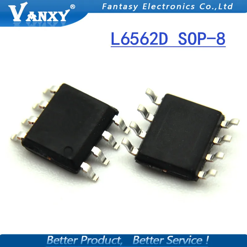 10 шт. L6562D SOP8 L6562 СОП SMD L6562DTR лапками углублением SOP-8 и IC