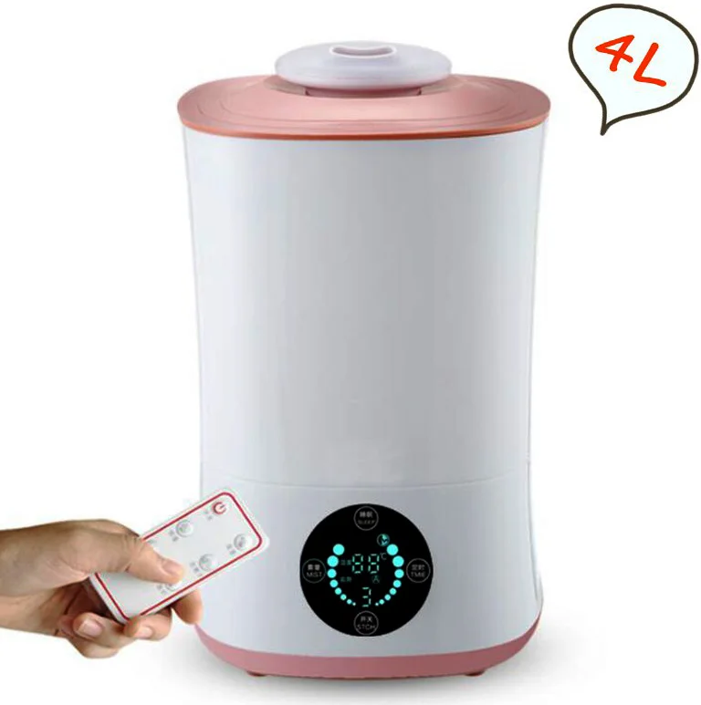 

4000ml Remote Control Aroma Diffuser LCD Screen Smart Ultrasonic Air Humidifier Mist Maker Fogger 30W Timing Air Purifier