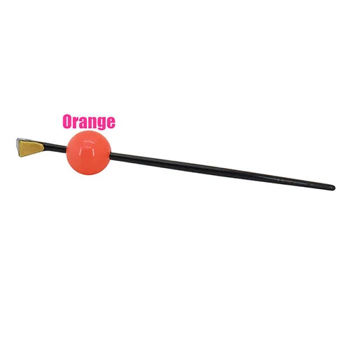 Biamoxer японская гейша оиран головной убор шпилька Kanzashi кимоно мяч волос палка аксессуар - Цвет: Оранжевый