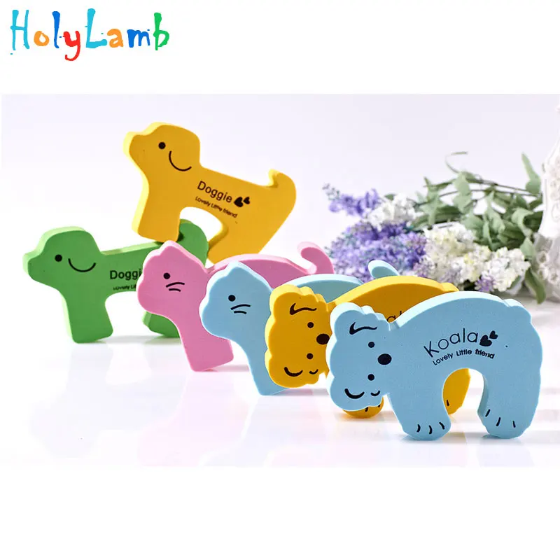 2 قطعة/الوحدة حماية سلامة الطفل لطيف الحيوان الأمن بطاقة الباب الطفل الاطفال حماية من الأطفال المنزل الأثاث Seguridad بيبي