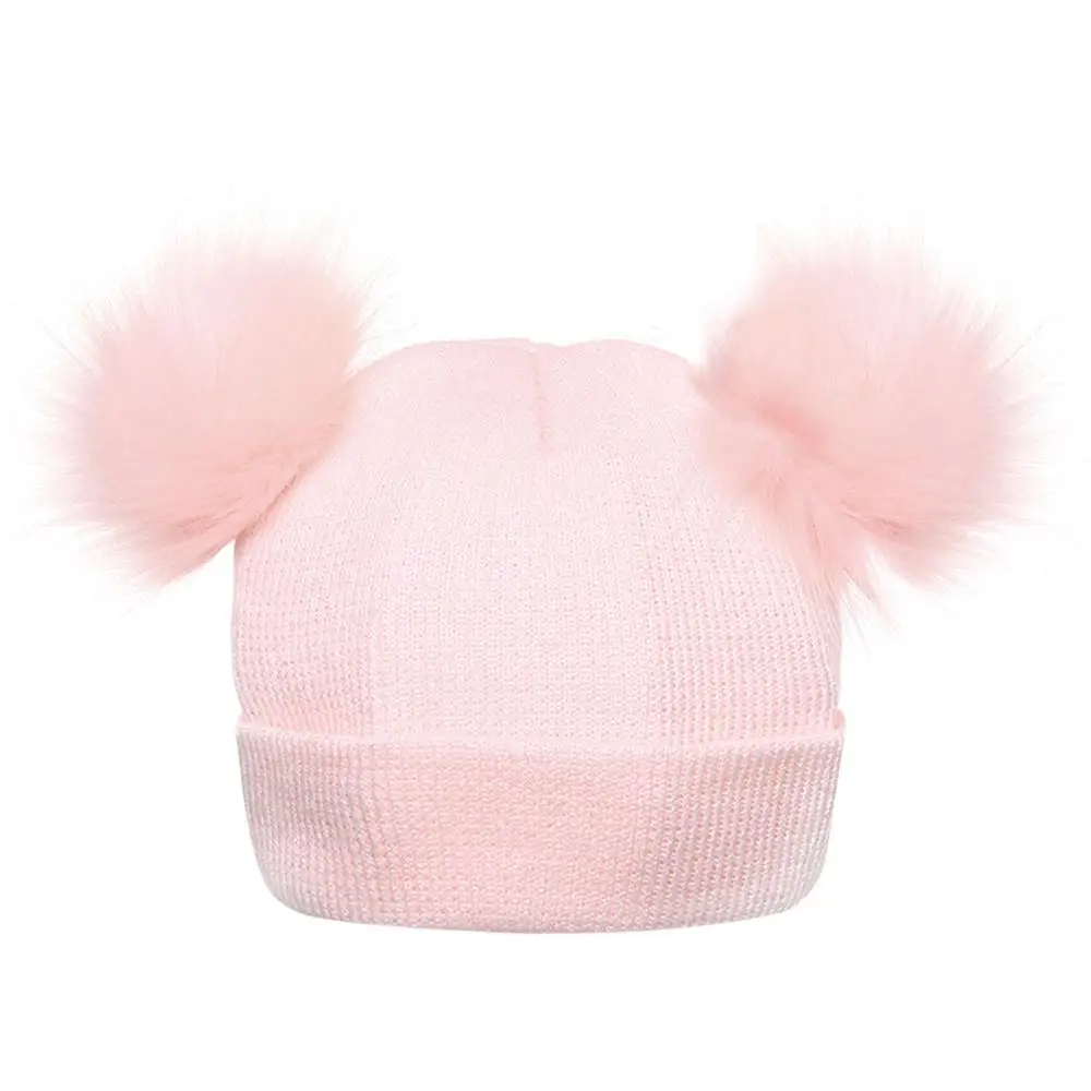 fur double baby hat pom pom Aliexpress.com Faux Buy : Raccoon Hats Baby Hat Newborn