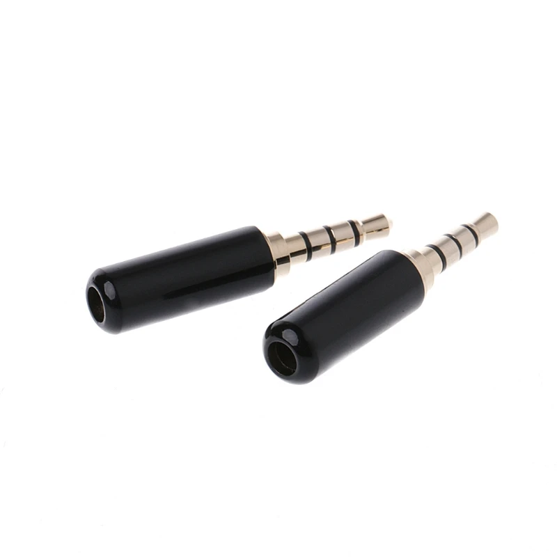 Pólo de Cobre Banhado a Ouro Conector de Solda Tomada de Áudio Pces Macho Estéreo 10 4 3.5mm 5 Cheap Conectores