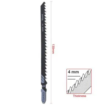 

5pcs/set T344D HCS T-Shank Curved Wood Fast Cutting Jig Saw Blades High Quality
