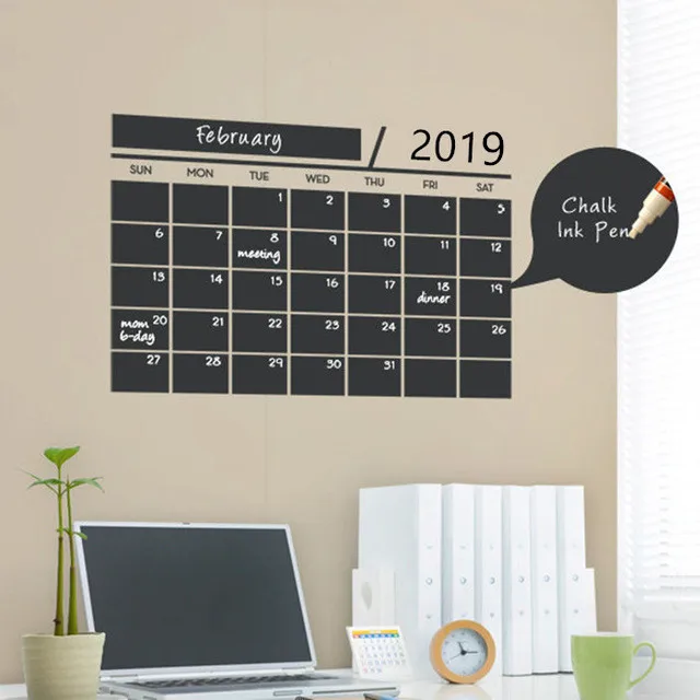 216-New-Month-essential-office-Weekly-Planner-Calendar-MEMO-Chalkboard-Blackboard-Wall-Sticker-kids-play-room.jpg_640x640