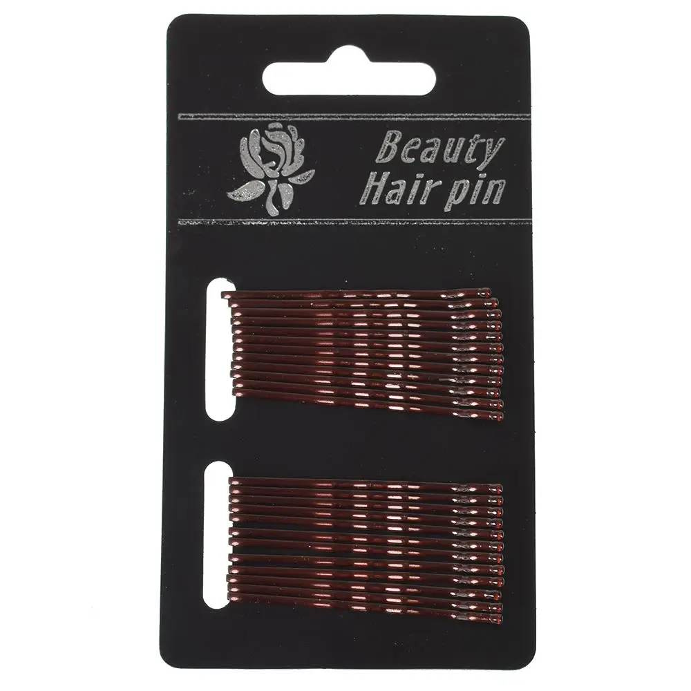 24pcs/set Hair Pin Wedding Hair Jewelry Bobby Pin Clip Hairpin Gold Side Folder 