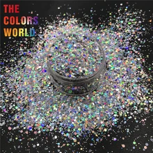 TCT-325 Коренастый смешать лазер Цвет блеск для ногтей украшения искусства искусство тела макияж татуировки стаканы DIY ремесла праздничные декорации