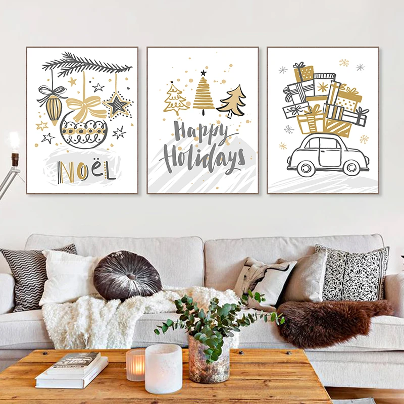 Nordic-Canvas-Painting-Festival-Christmas-Posters-Prints-Art-Pictures-Wall-Decor-kids-Bar-Kitchen-Hotel-Living (3)