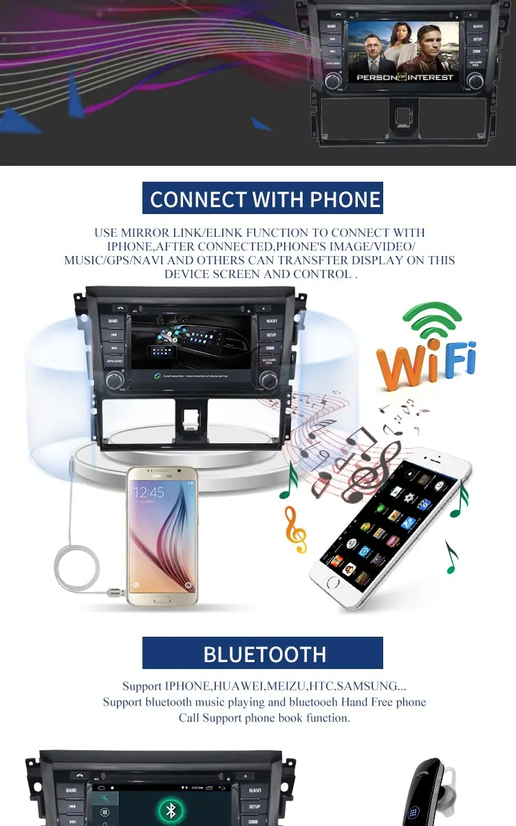 Excellent LJHANG Android 8.1 Car DVD player FOR TOYOTA YARIS/VIOS 2014 Car Audio GPS Stereo Headunit Multimedia navigation Mirror-Link RDS 2