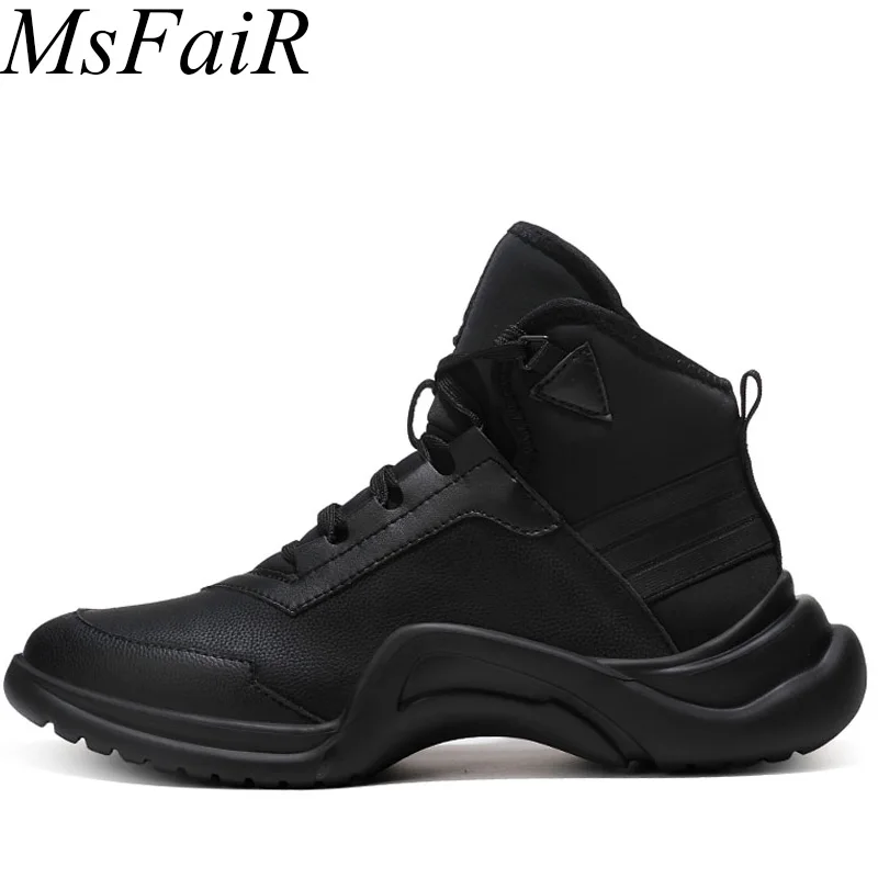 

MSFSIR 2018 Hot Sale Men's Running Shoes Keep Warm Winter Sport Shoes Man Brand Casual Fashion Athletic Walking Sneakers