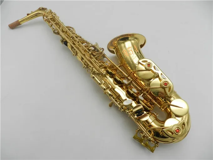 

BULUKEAlto saxophone golden brass engraving SAS-R54 mode Sax musical instruments professional saxophone free shipping