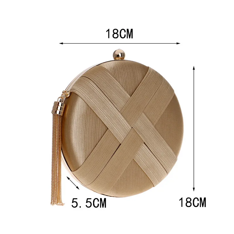 GLOIG النساء مساء الفاصل المحفظة حزب الزفاف عشاء صغيرة محفظة شرابة أزياء سيدة سلسلة شنطة كتف لحقيبة الإناث