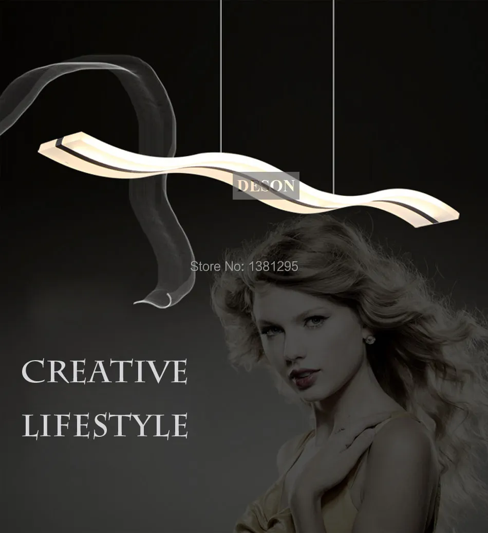 Aliexpress.com: koop led hanglampen moderne ontwerp keuken acryl ...