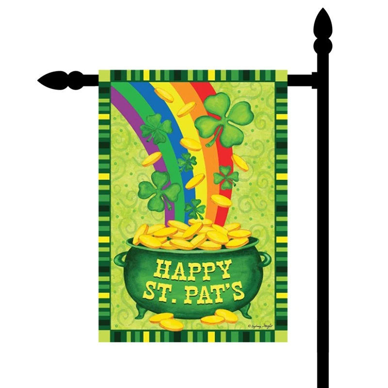 30*45 см ирландский день Святого Патрика мини двор баннер сад флаг с высокое качество сад флаги дом Декор Новая мода