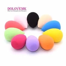 Dolovemk 2 шт в форме капли воды без латекса мягкие косметические пуховки Бьюти блендеры для Макияжа Губки случайный цвет