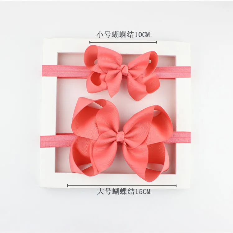Fashion Baby Headwear Girls Bow Headbands Bowknot Flower Hair Accessories Elastic Hairbands hair ornaments Newborn Wrap Hairband (11)