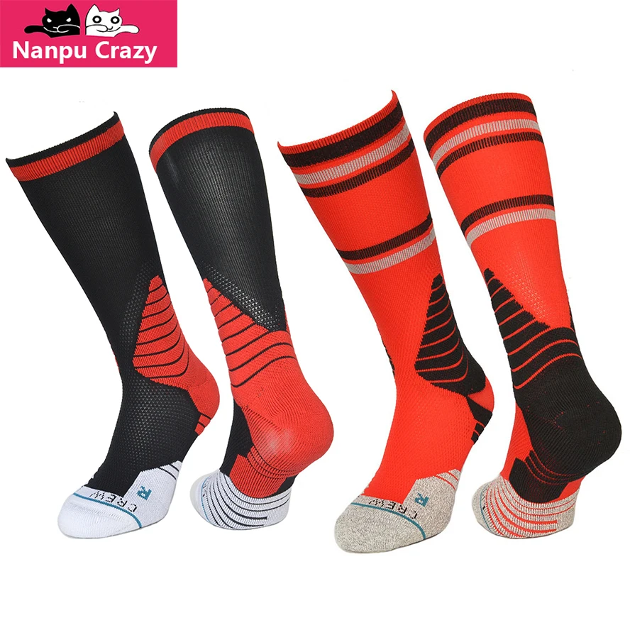 

Socks Men Stocking Toronto DeRozan Red Black Basketball Socks Terry Anti-friction Compression Sock Fusion Crew Meias Sport Sox