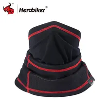 HEROBIKER мотоциклетная маска для лица, Зимняя Теплая Флисовая Балаклава, шапка с капюшоном, велосипедная штормовка, маска для лица, теплая зимняя флисовая маска для шеи