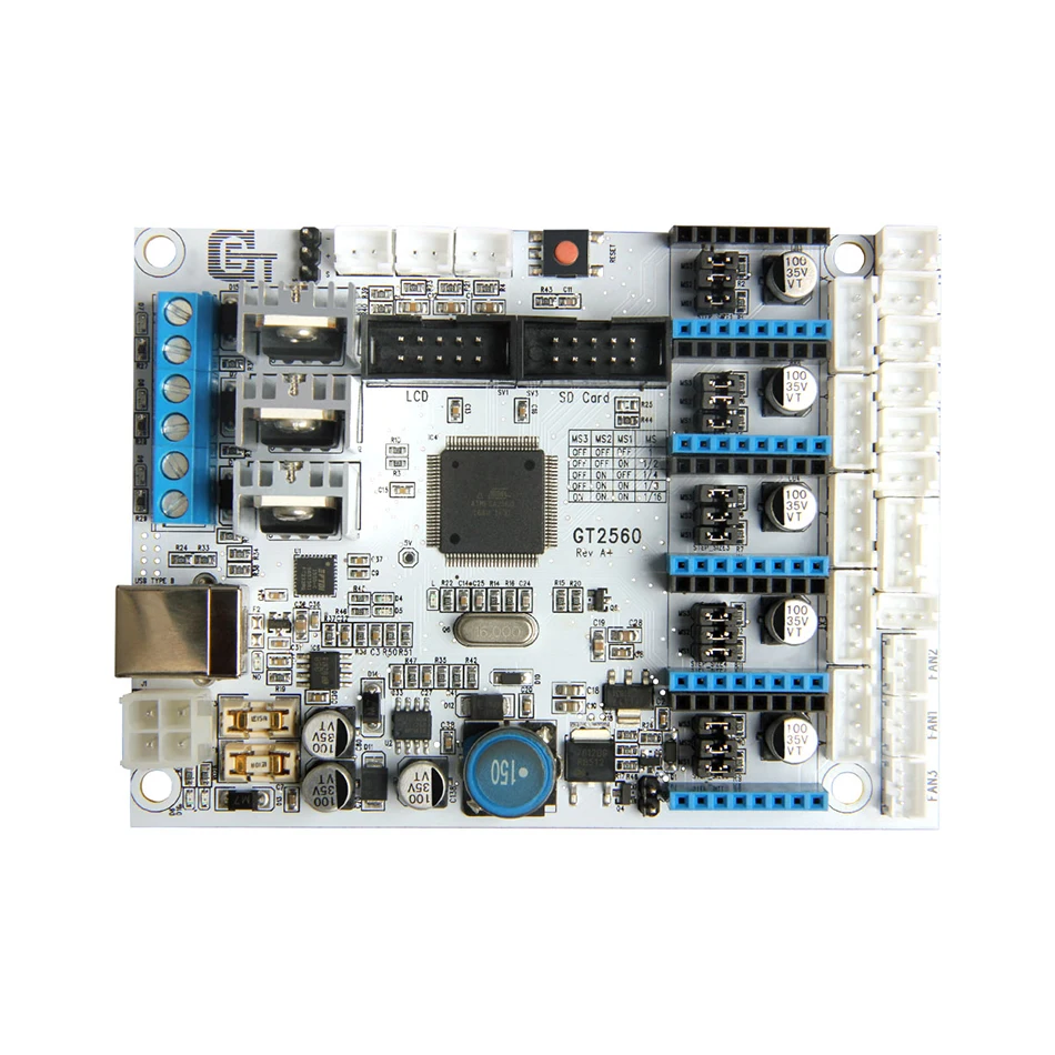 Geeetech 2017 Newest Version GT2560 3D Printer Motherboard Control Board 12 24V