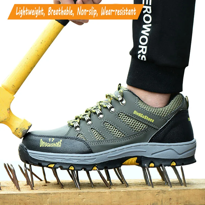 2019 Lightweight Safety Shoes Men Anti-smash Anti-piercing Work Shoes Safe Breathable Deodorant Summer Wear-resistant Site Shoes 2019 Lightweight Safety Shoes Men Anti-smash Anti-piercing Work Shoes Safe Breathable Deodorant Summer Wear-resistant Site Shoes