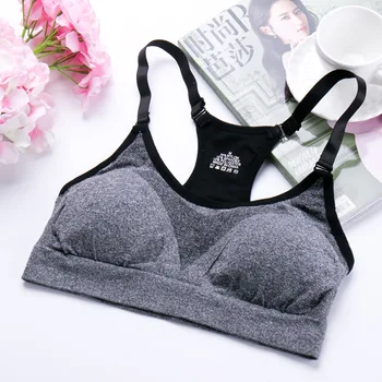 

Sexy Push Up Bra Women Fitness Running Bras Stitching Color Bras For Women Sexy Sporting Tops Brassiere Comfort Underwear
