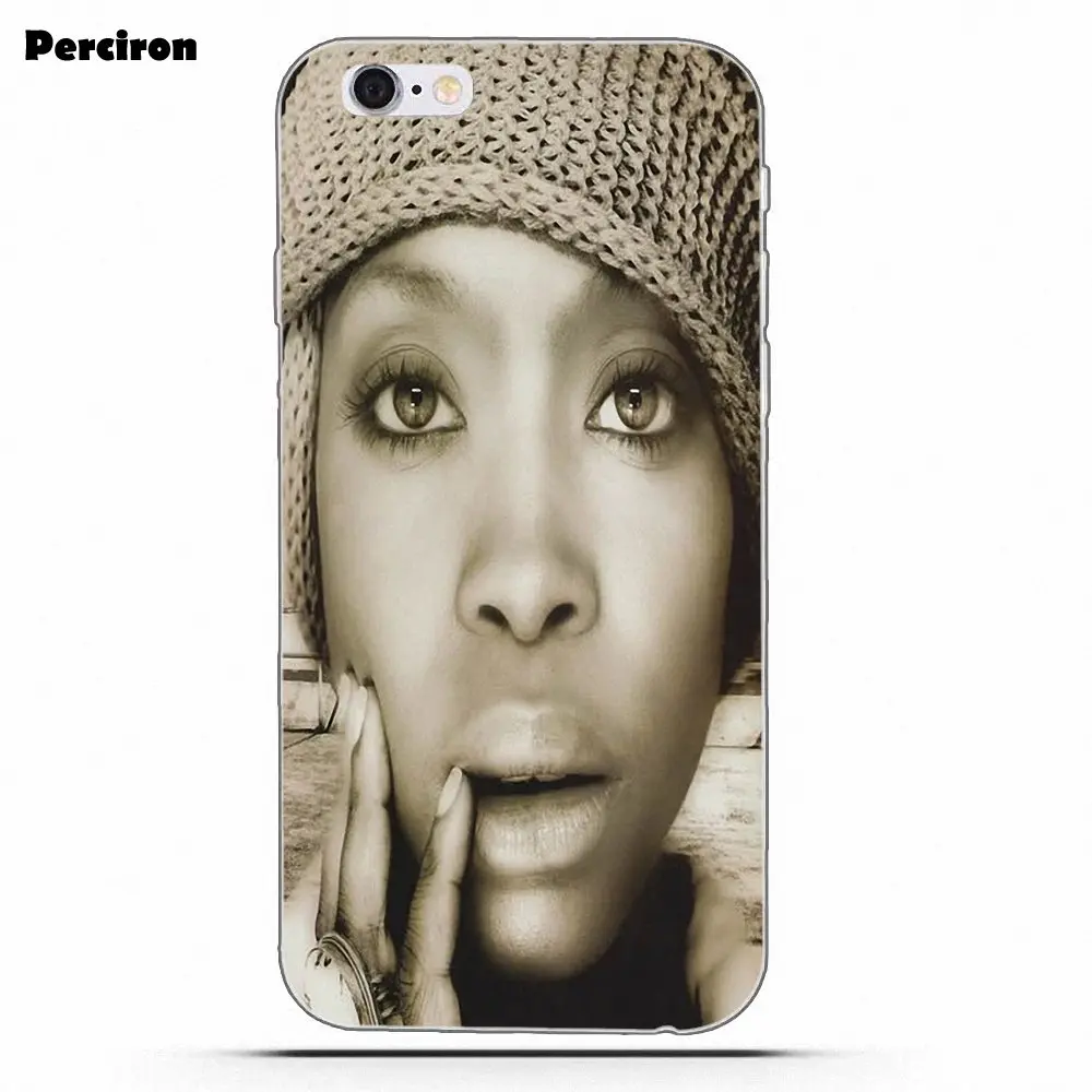 Erykah Badu Street Art Для iPhone X 4 4s 5 5C SE 6 S 7 8 Plus Galaxy S5 S6 S7 S8 большое ядро II Prime Alpha TPU Quin