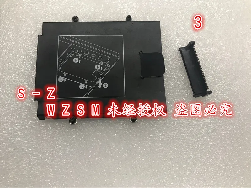 

New For original HP EliteBook Folio 9470M 9480M HDD SSD Hard Disk Drive SATA Adapter connector Interposer w/ bracket caddy screw
