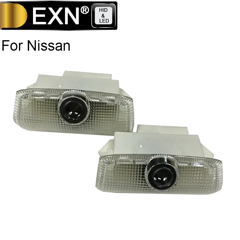 

3d LED Welcome Lighting Car Welcome Door Light Ghost Shadow Light Car Logo Projector Light For Nissan Patrol Teana Courtesy Lamp