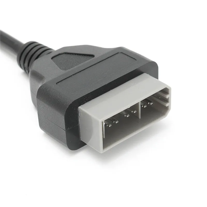 Черный 14 Pin OBD1 к 16 OBD2 кабель переходник для Nissan/Infiniti|adapter nissan|infinity nissanobd1 to obd2 adapter |