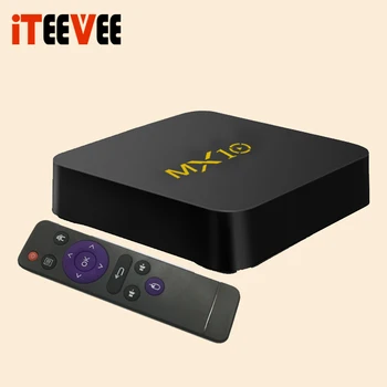 

50pcs 2018 Android 8.1 TV Box MX10 4GB/64GB RK3328 Quad-Core 2.4G WiFi 100M LAN VP9 H.265 HDR10 4K USB 3.0 Smart Media Player