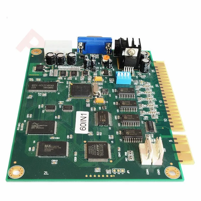 Классический 60 в 1 вертикальный Multi Arcade для игры JAMMA Board с поддержкой выхода CGA / VGA