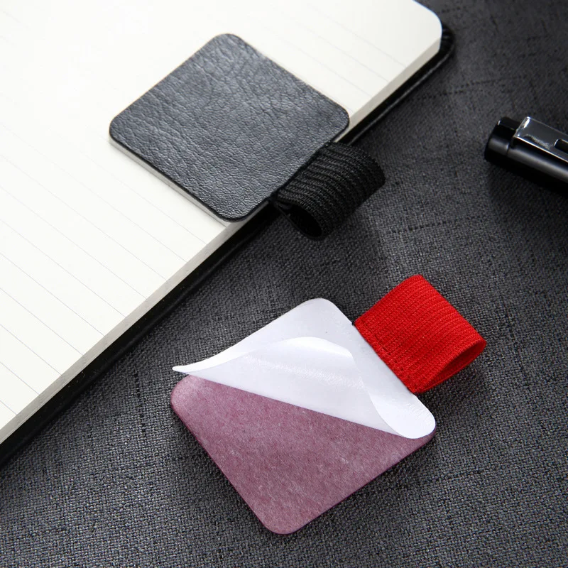 Multiple Colors Sticky Pen Clip Pencil Holder School Office File Diary Notebook Accessories pen holder stationery organizer pen pencil case